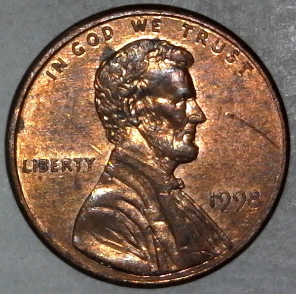 1998-P-Lincoln-Memorial-Cent-Wide-AM-Found-In-Customer-Wrapped-Roll!